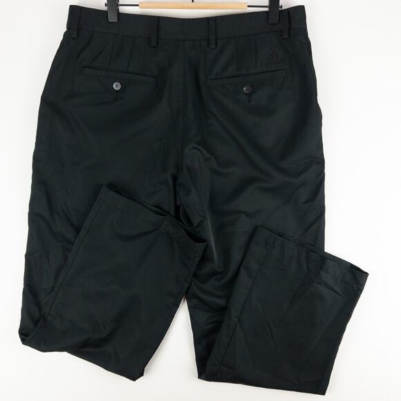 Adidas Climalite Pants Men's 32x30 Back with Black Logo 100% Polyester - Picture 8 of 13